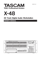 Tascam X-48 - Owners Manual